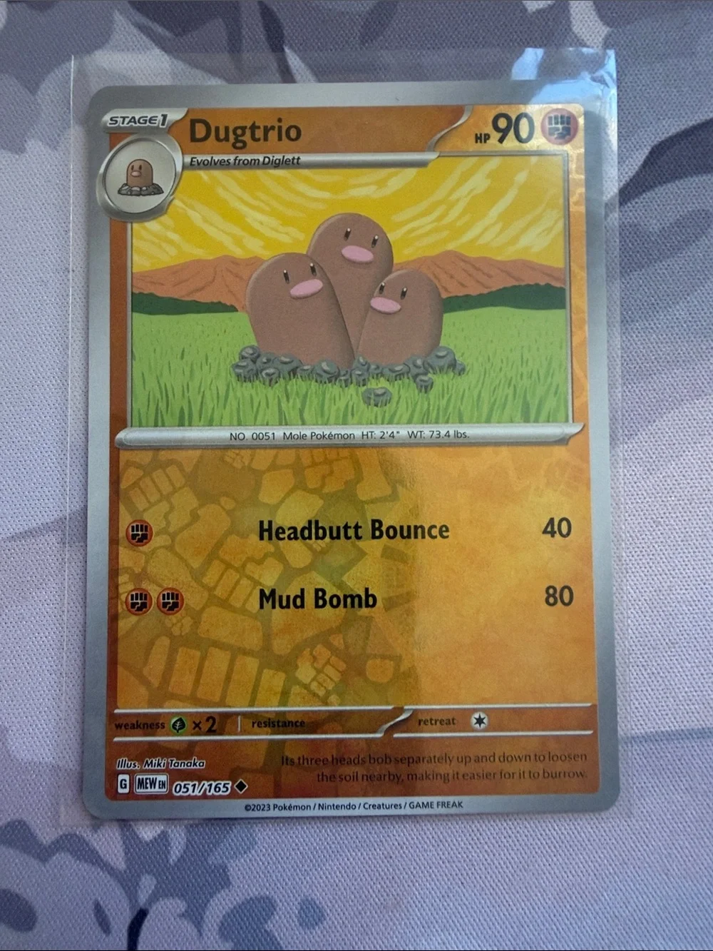 Diglett & Dugtrio Pokémon Evolution Card Reverse Holo Mini Lot ✨5/$25✨